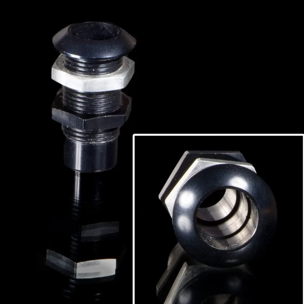 Black Aodised Lamp Body Nut