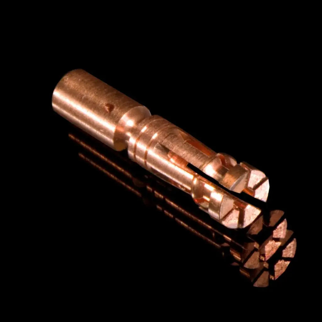 Six Tine Leaded Copper Socket Contact