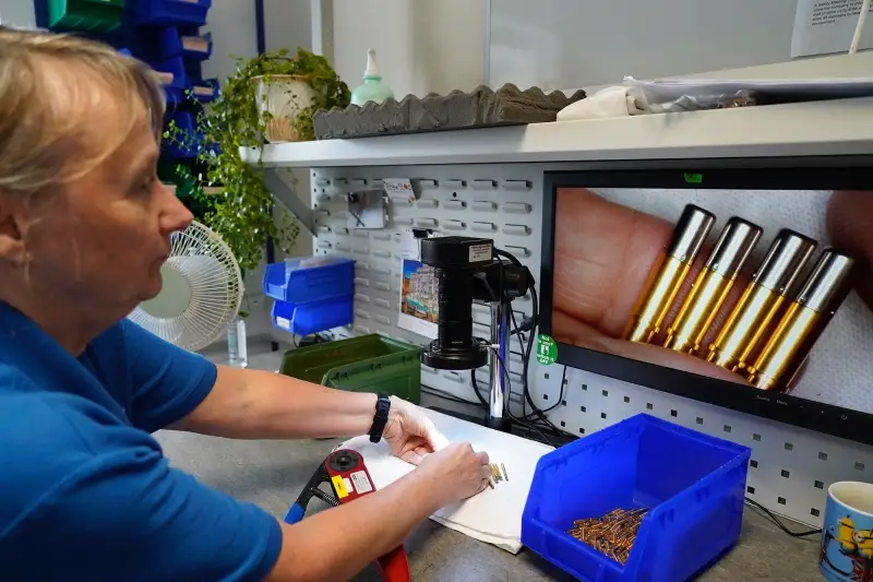 Astec Precision staff work with top-grade equipment to produce high-quality interconnect components for various industries.