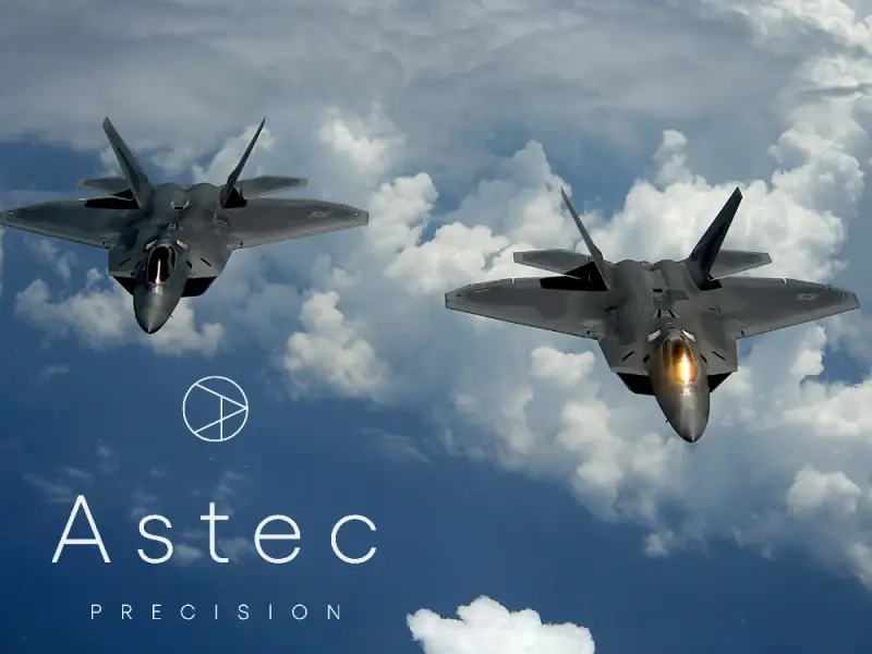 two fighter jets in the sky - astec precison engineered connectors for defence and military